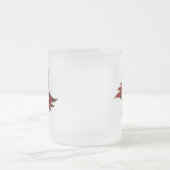 Rot als Flamme Mattierte Tasse (Mittel)