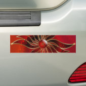 Rot als FlammenAutoaufkleber Autoaufkleber (Auf Auto)