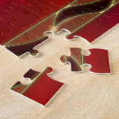 Rot als Flammenrätsel Puzzle (Seite)