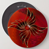 Rot als Flammenschaltfläche Button (Vorne & Hinten)