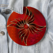 Rot als Flammenschaltfläche Button (Beispiel)