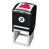 Rot an und von Weihnachtsmann Weihnachten Permastempel (Produkt)