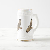 Rot angebundene Falke-Tasse Bierglas (VorderseiteRechts)