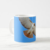 Rot-Angebundene Falke-Tasse Kaffeetasse (Vorderseite Links)