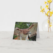 Rot-angebundene Falkeanmerkungskarte Karte (Gelbe Blume)