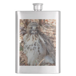 Rot angebundener Falke Flachmann