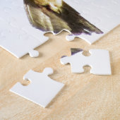 Rot-angebundener Falke im Flug-Foto Puzzle (Seite)