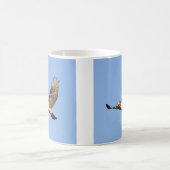 Rot-angebundener Falke Kaffeetasse (Mittel)