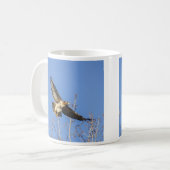 Rot-angebundener Falke Kaffeetasse (Vorderseite Links)