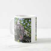 Rot-angebundener Falke Kaffeetasse (Vorderseite Links)