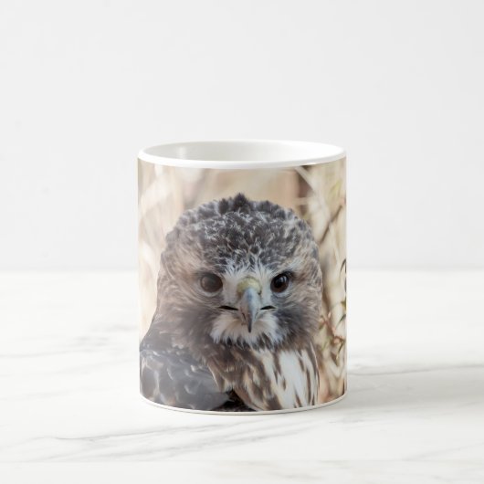 Rot angebundener Falke Kaffeetasse (Mittel)