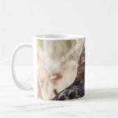 Rot angebundener Falke Kaffeetasse (Links)