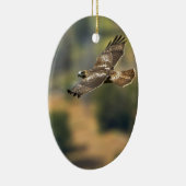 Rot-angebundener Falke Keramikornament (Rechts)