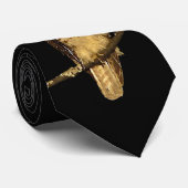 Rot angebundener Falke Krawatte (Gerollt)