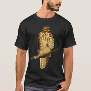 Rot angebundener Falke T-Shirt