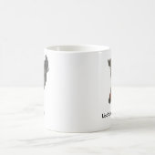 Rot-angebundener schwarzer kaffeetasse (Mittel)