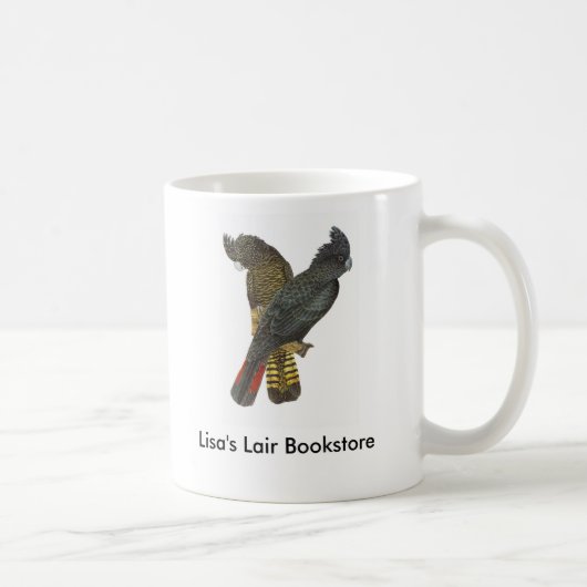 Rot-angebundener schwarzer kaffeetasse (Rechts)