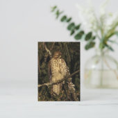 Rot angebundenes Falke ATC Visitenkarte (Stehend Vorderseite)