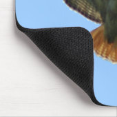 ROT ANGEBUNDENES FALKE-FLIEGEN MOUSEPAD (Ecke)