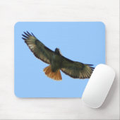 ROT ANGEBUNDENES FALKE-FLIEGEN MOUSEPAD (Mit Mouse)