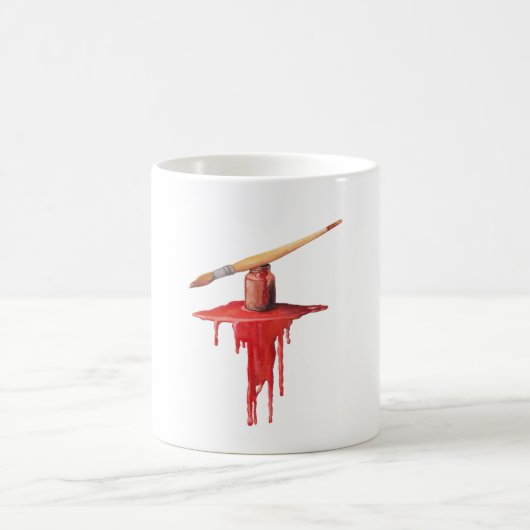 rot anstreichen kaffeetasse (Mittel)