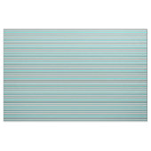 Rot-, Aqua- und Minzcreme-Muster Stoff (Yard (91,4 cm))