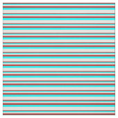 Rot-, Aqua- und Minzcreme-Muster Stoff (Muster)