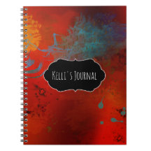 Rot, Aquau. Goldgrunge-abstraktes personalisiertes