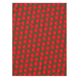 Rot auf grüner Poinsettia Blumendecke Tischdecke