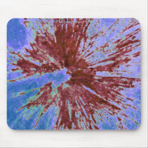 Rot auf Lila und blauen Paintball Mousepad