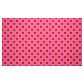 Rot auf rosa Polka Dots Design Stoff (Fat Quarter (45,7 x 55,9 cm))