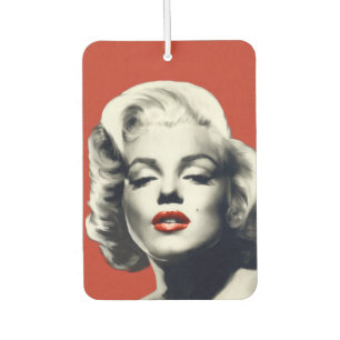 Rot auf roten Lippen Marilyn Autolufterfrischer