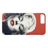 Rot auf roten Lippen Marilyn Case-Mate iPhone Hülle (Rückseite (Horizontal))