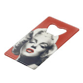 Rot auf roten Lippen Marilyn Geldbeutel Flaschenöffner (Vorderseite Schrägansicht)