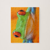 Rot-Auge Baum-Frosch-Puzzlespiel Puzzle (Vertikal)