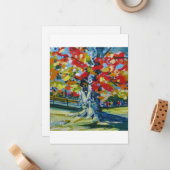 Rot aus Eiche #150201 Mitteilungskarte (Vorderseite/Rückseite Beispiel)