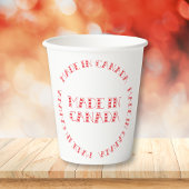 Rot aus Kanada Pappbecher