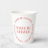 Rot aus Kanada Pappbecher (Vorderseite)