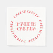 Rot aus Kanada Serviette (Vorderseite)