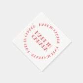 Rot aus Kanada Serviette (Ecke)