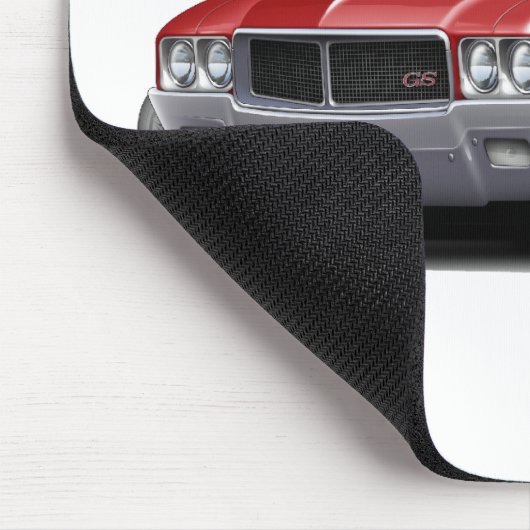 Rot-Auto 1970-72 Buicks GS Mousepad (Ecke)