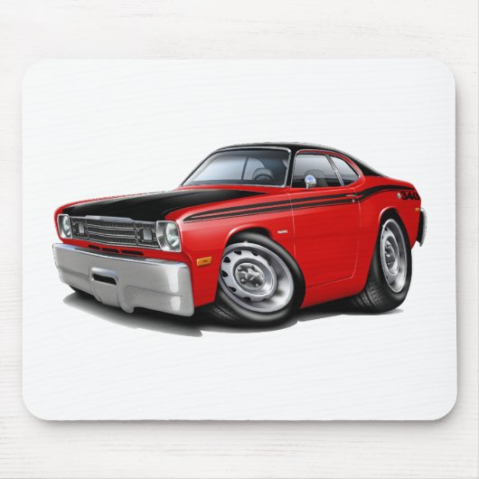 Rot-Auto 1970-74 des Staubtuch-340 Mousepad (Vorne)