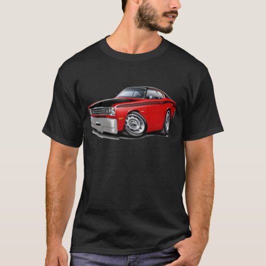 Rot-Auto 1970-74 des Staubtuch-340 T-Shirt (Vorderseite)