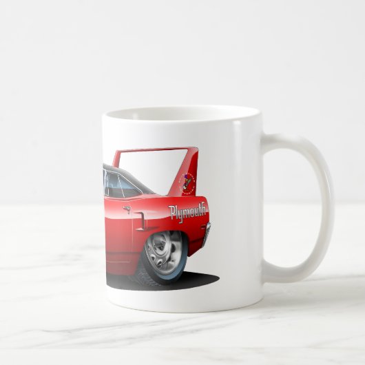 Rot-Auto 1970 Plymouths Superbird Kaffeetasse (Rechts)