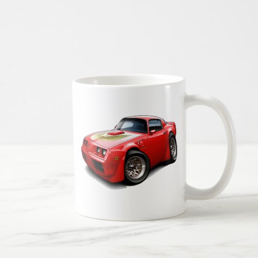 Rot-Auto 1979-81 Transportes morgens Kaffeetasse (Rechts)