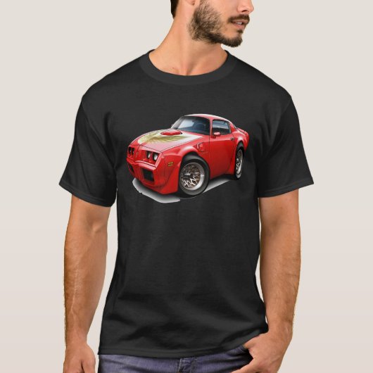 Rot-Auto 1979-81 Transportes morgens T-Shirt (Vorderseite)