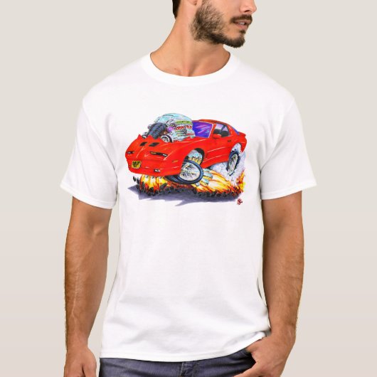 Rot-Auto 1982-92 Transportes morgens T-Shirt (Vorderseite)