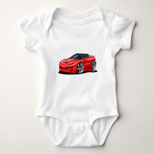 Rot-Auto 1998-02 Transportes morgens Baby Strampler