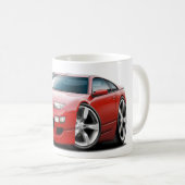 Rot-Auto Nissans 300ZX Kaffeetasse (VorderseiteRechts)