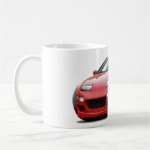 Rot-Auto Nissans 300ZX Kaffeetasse (Links)
